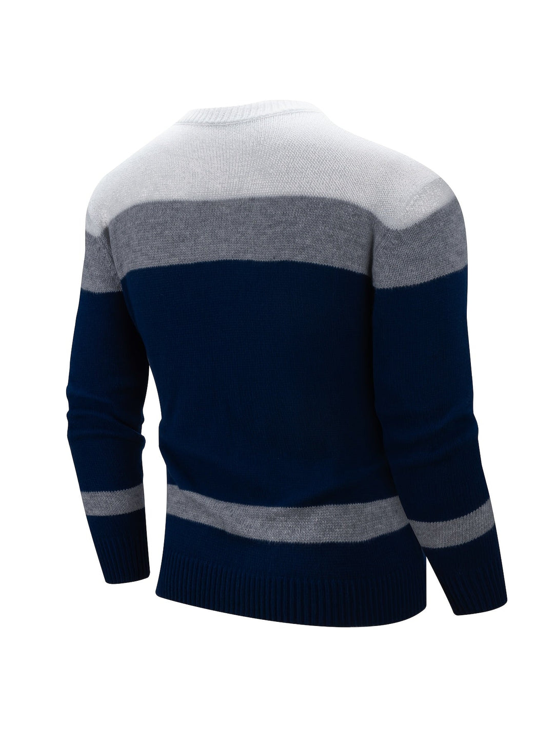 Men's Textured Cable-Knit Sweater