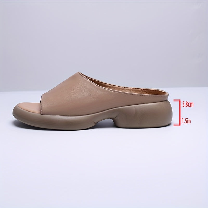 Platform Slide Sandals for Women, Elegant Style
