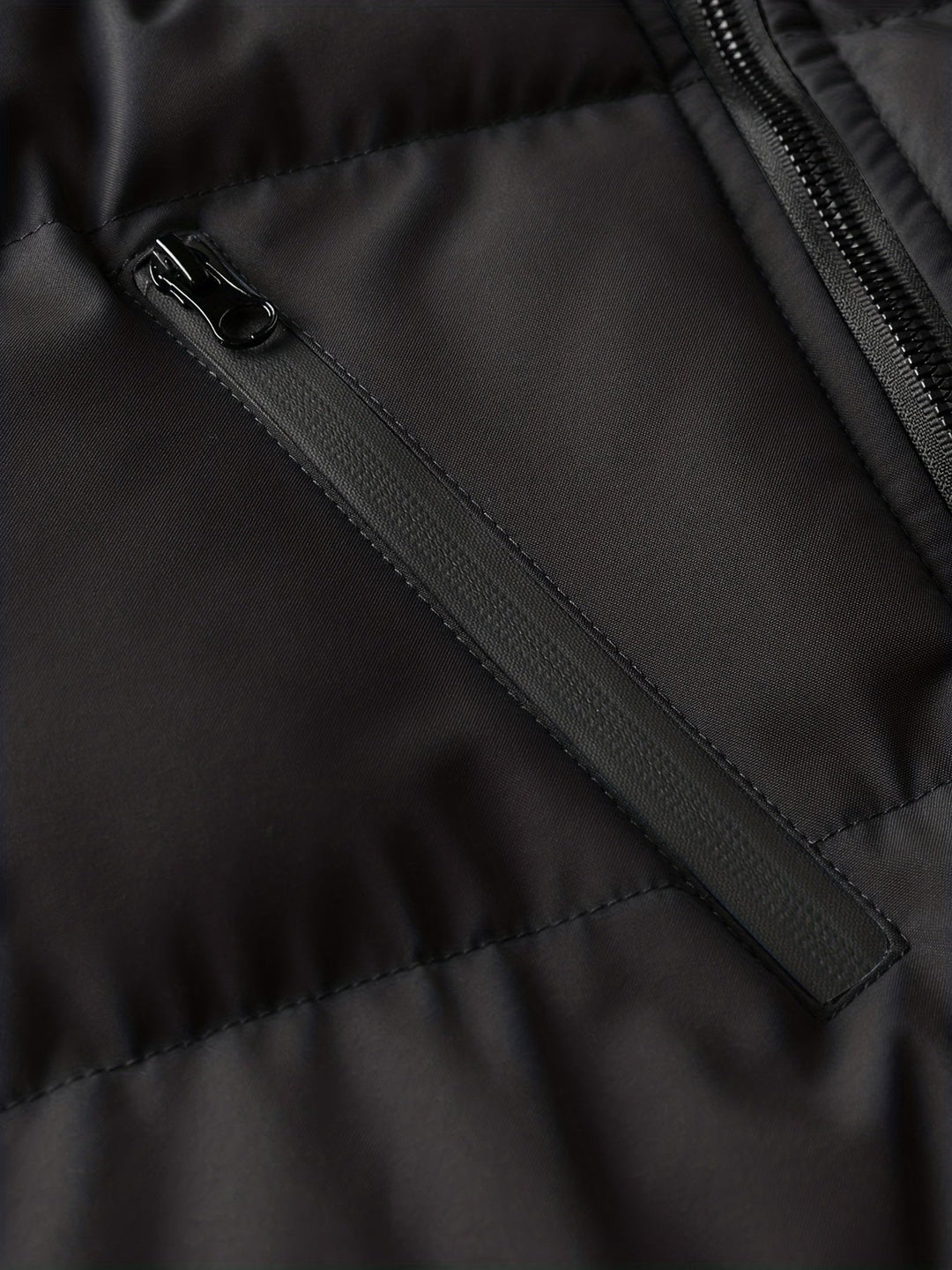 Quilted Hooded Winter Jacket for Men