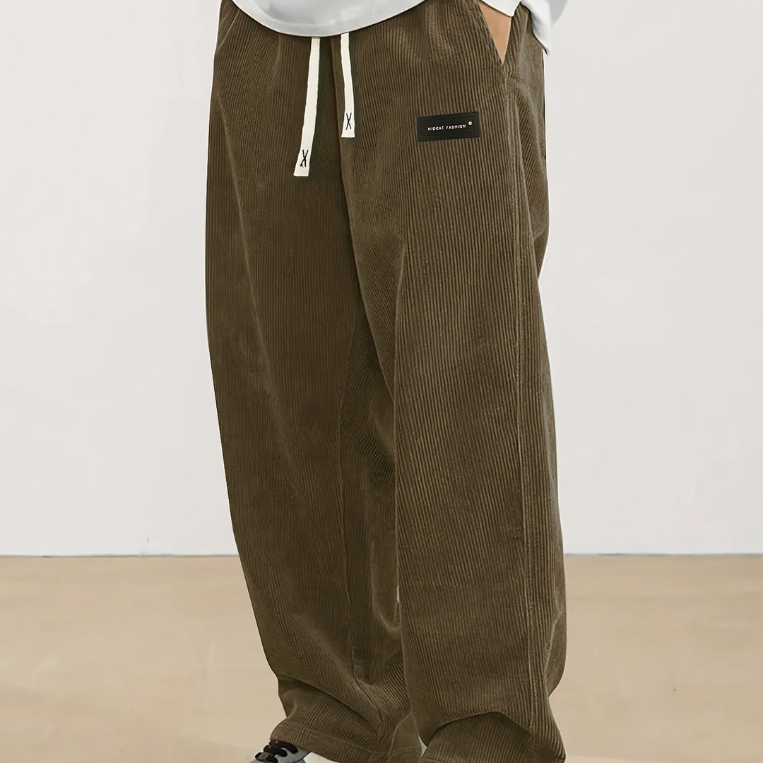Men's Relaxed Straight-Leg Pants