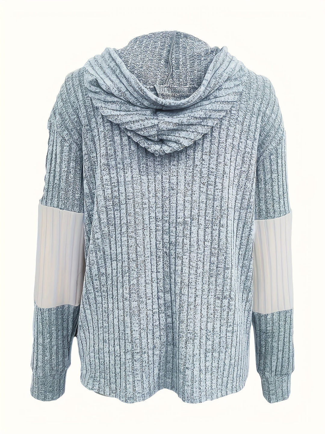 Color-Block Zip-Up Hoodie for Women, Cozy Style