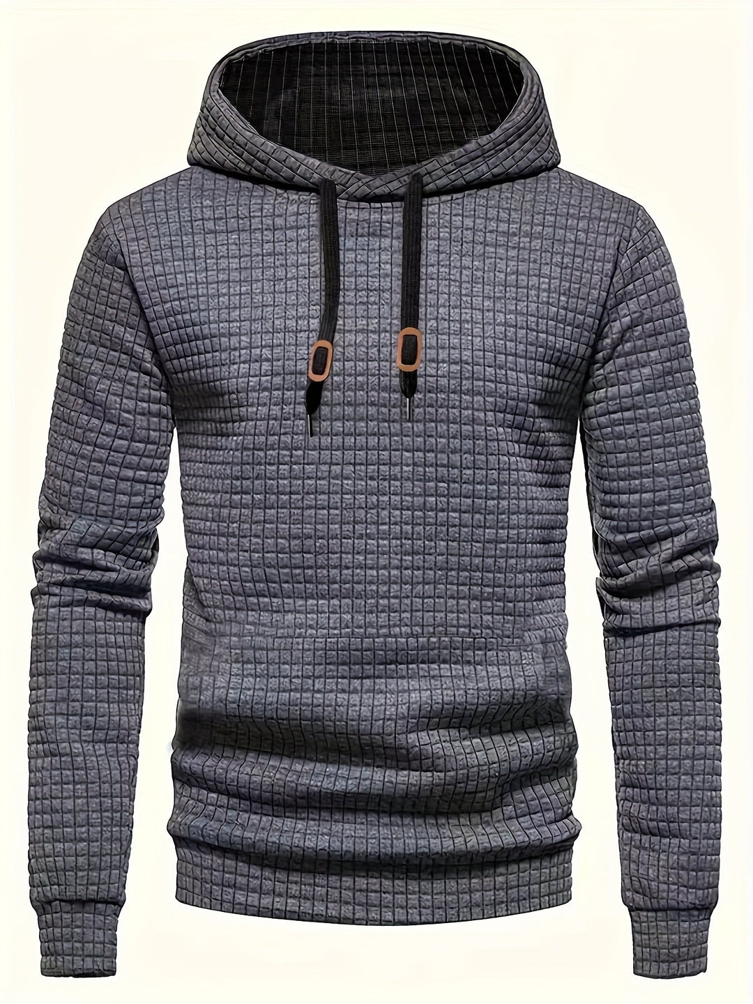 Hooded Sweatshirt for Men, Textured Style