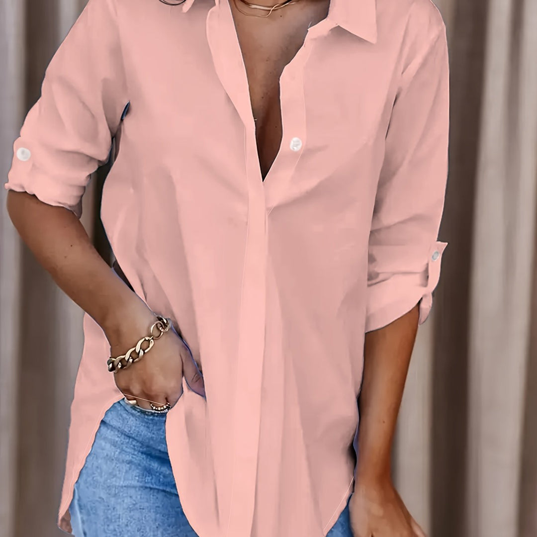 Collared Shirt for Women, Relaxed Style