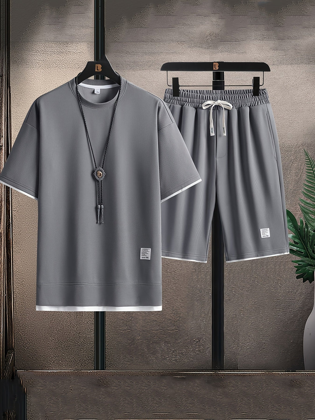 Relaxed Two-Piece Lounge Set for Men