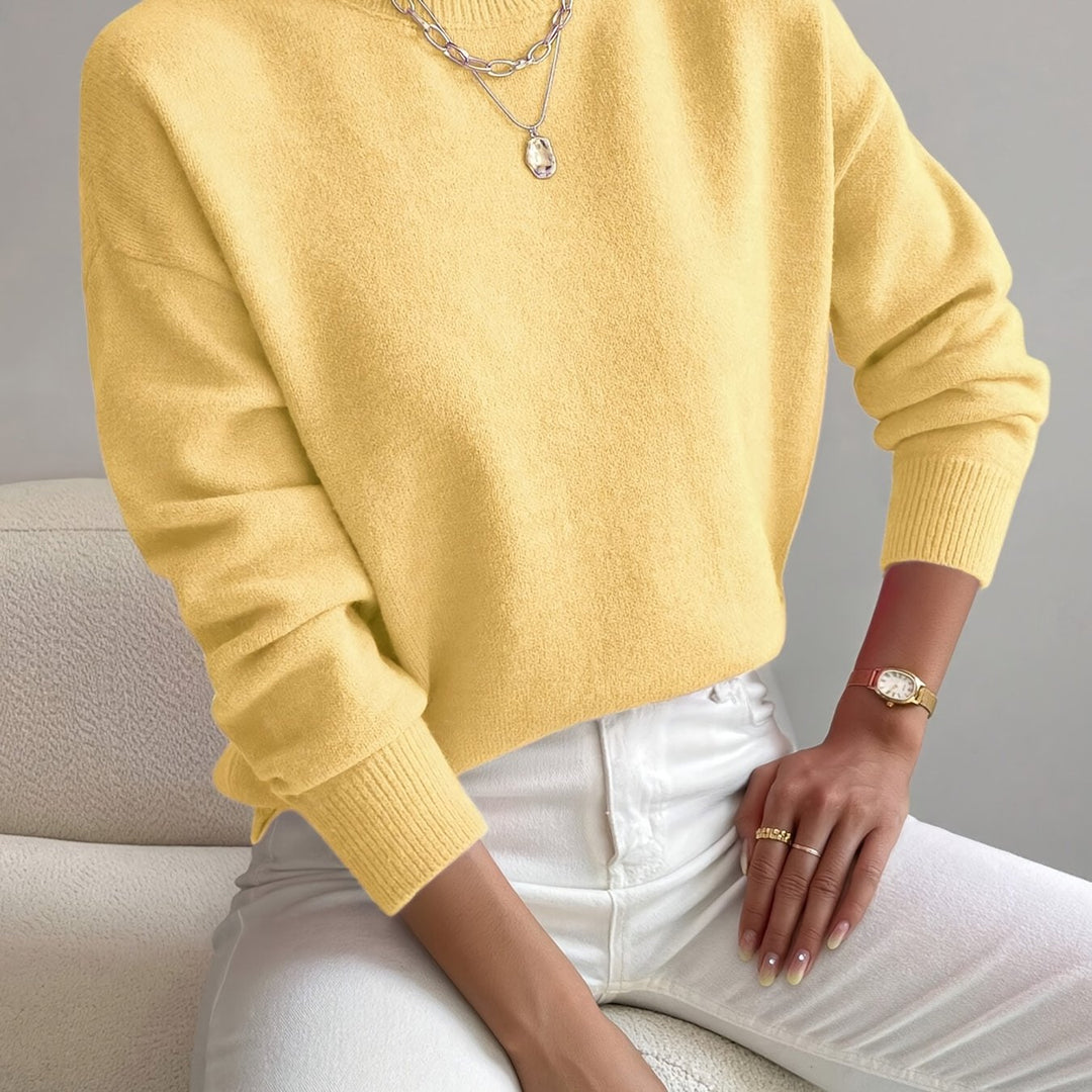 Mock Neck Sweater, Women's Refined Fit