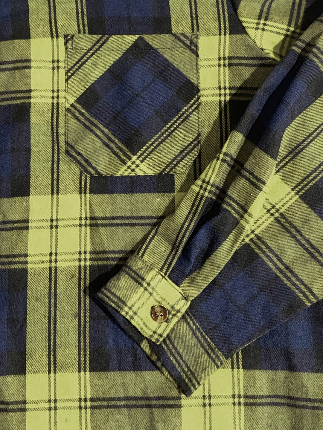 Checked Hooded Shirt for Men