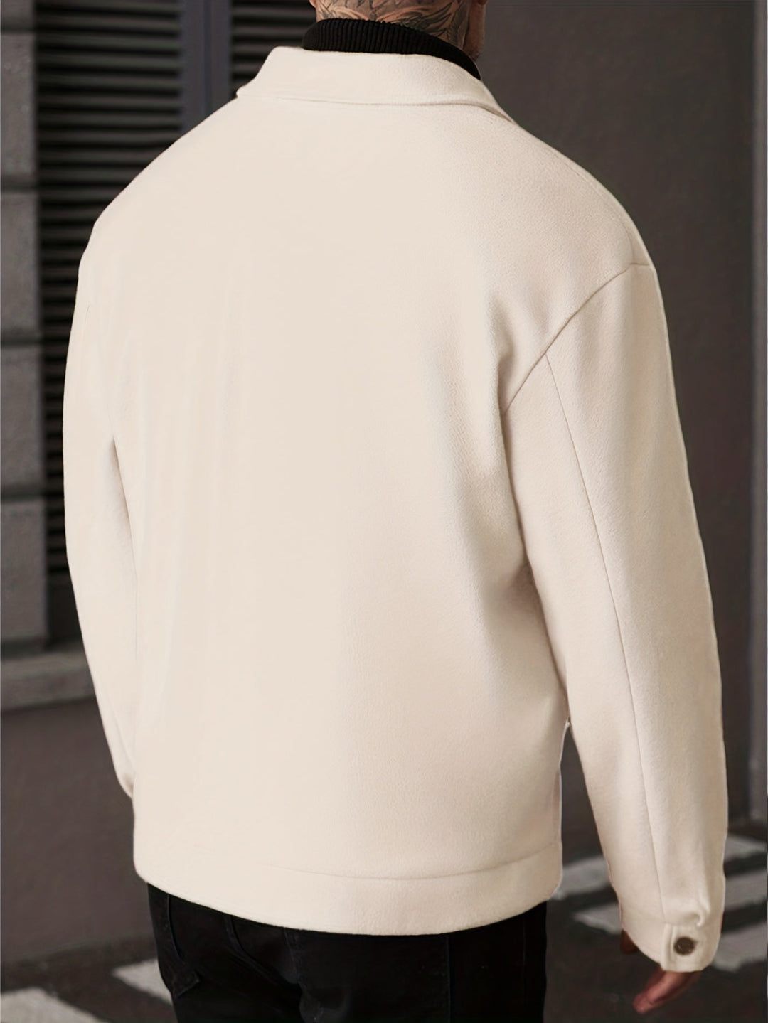 Structured Utility Jacket for Men