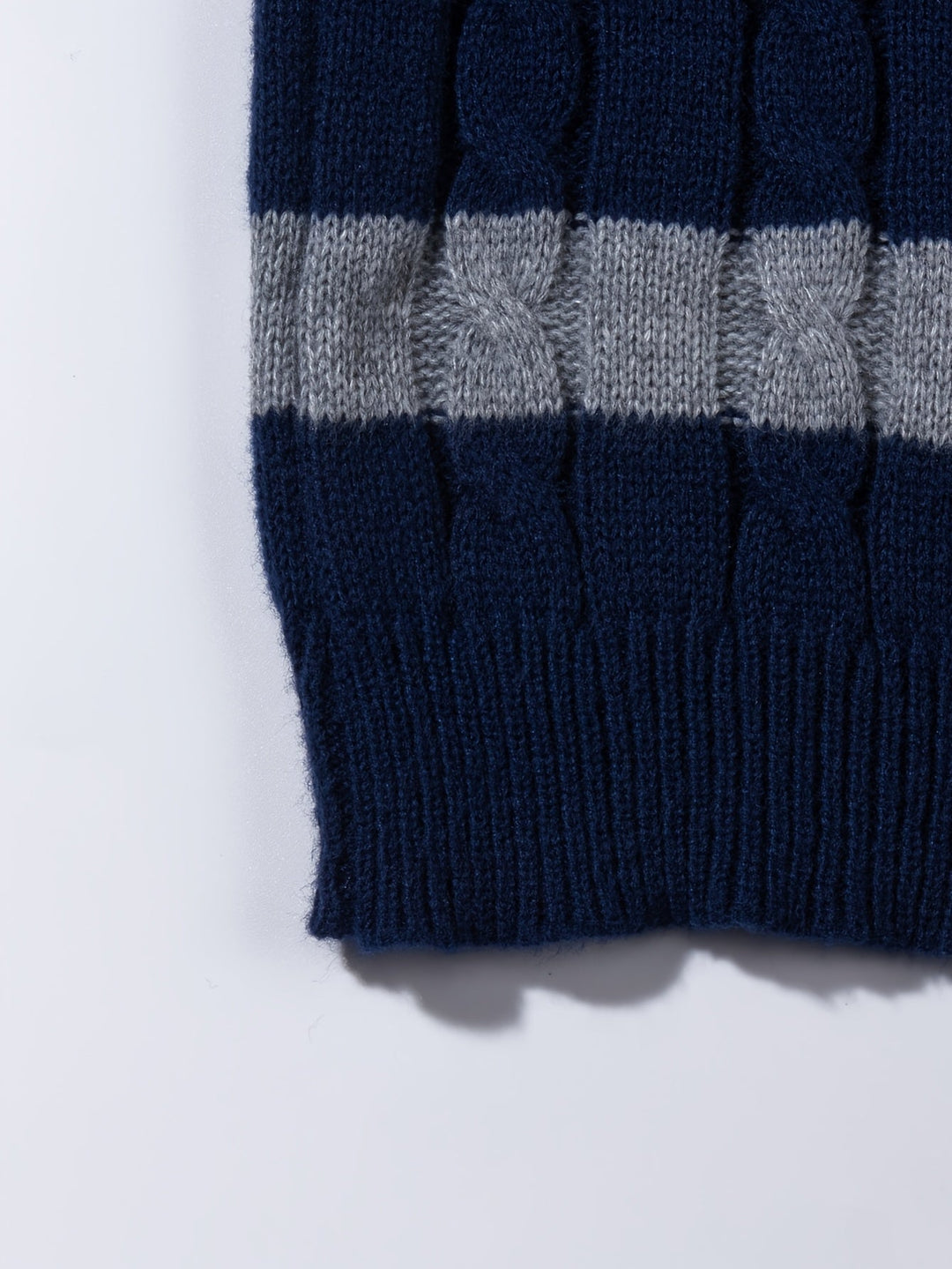 Men's Textured Cable-Knit Sweater