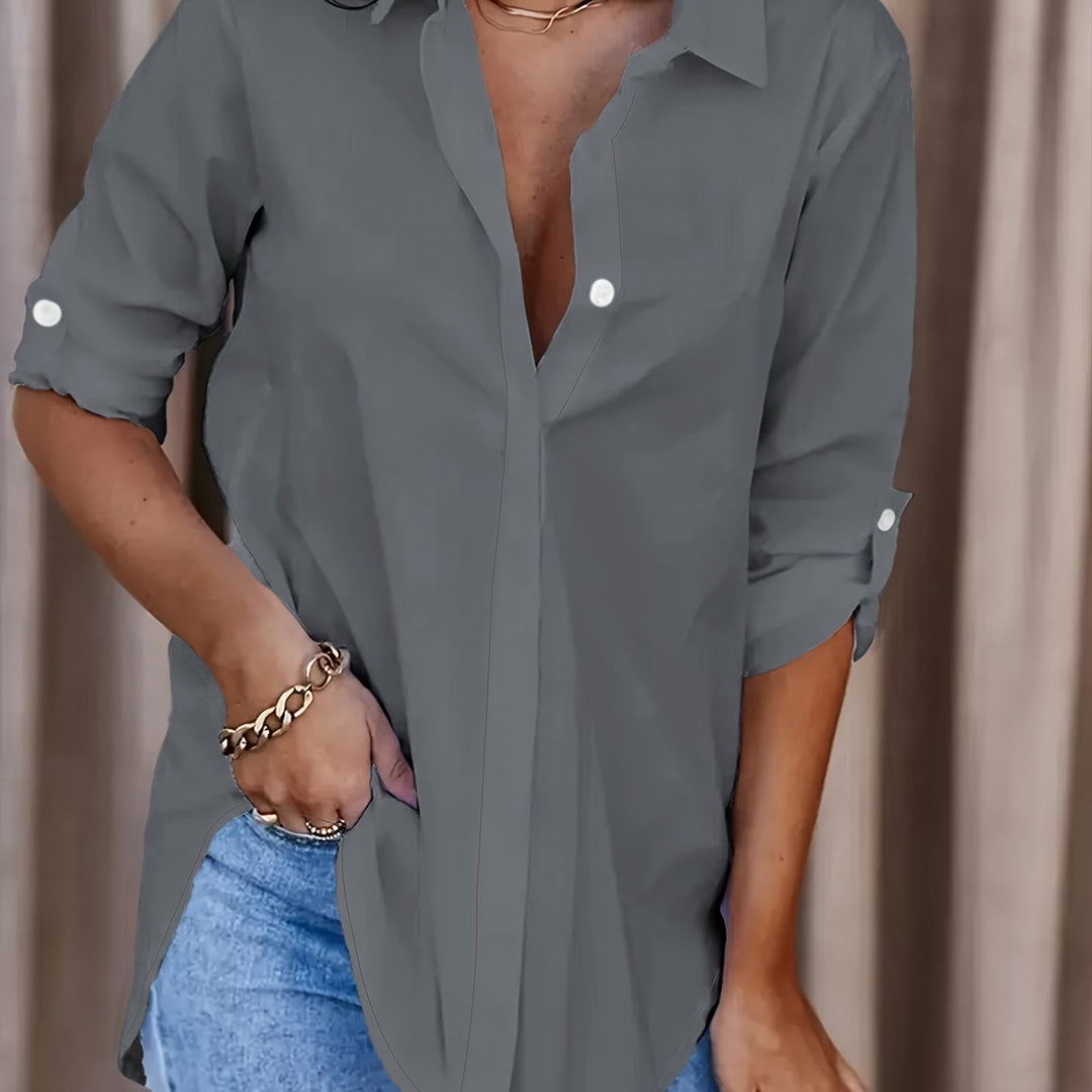 Collared Shirt for Women, Relaxed Style