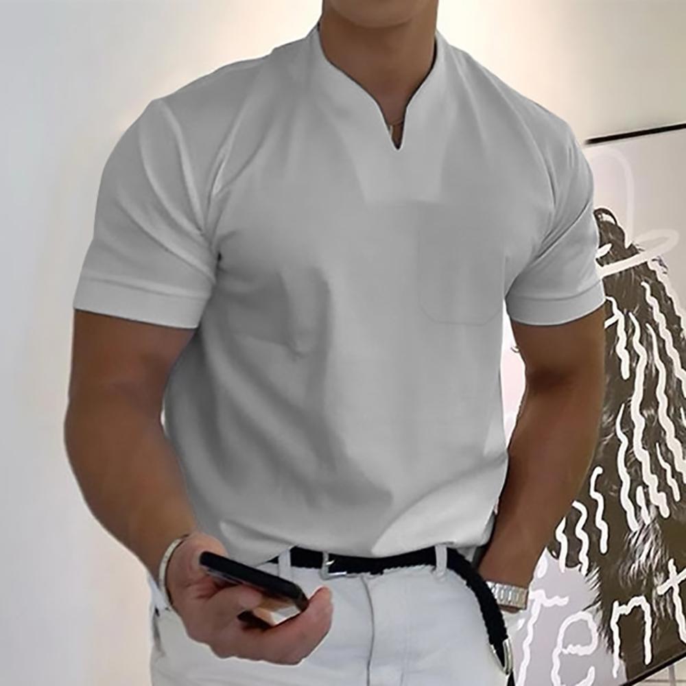 Refined Collar Polo Shirt for Men