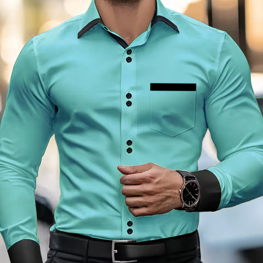 Classic Button Collared Fit Shirt for Men