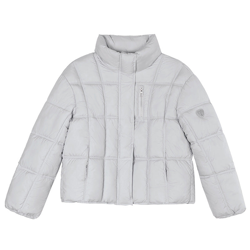 Women's Winter Puffer Jacket – Black, Blue, Gray, Red, Yellow