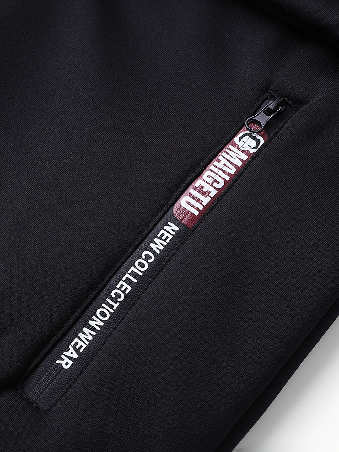 Cozy Hooded Zip-Up Jacket for Men, Plus Size