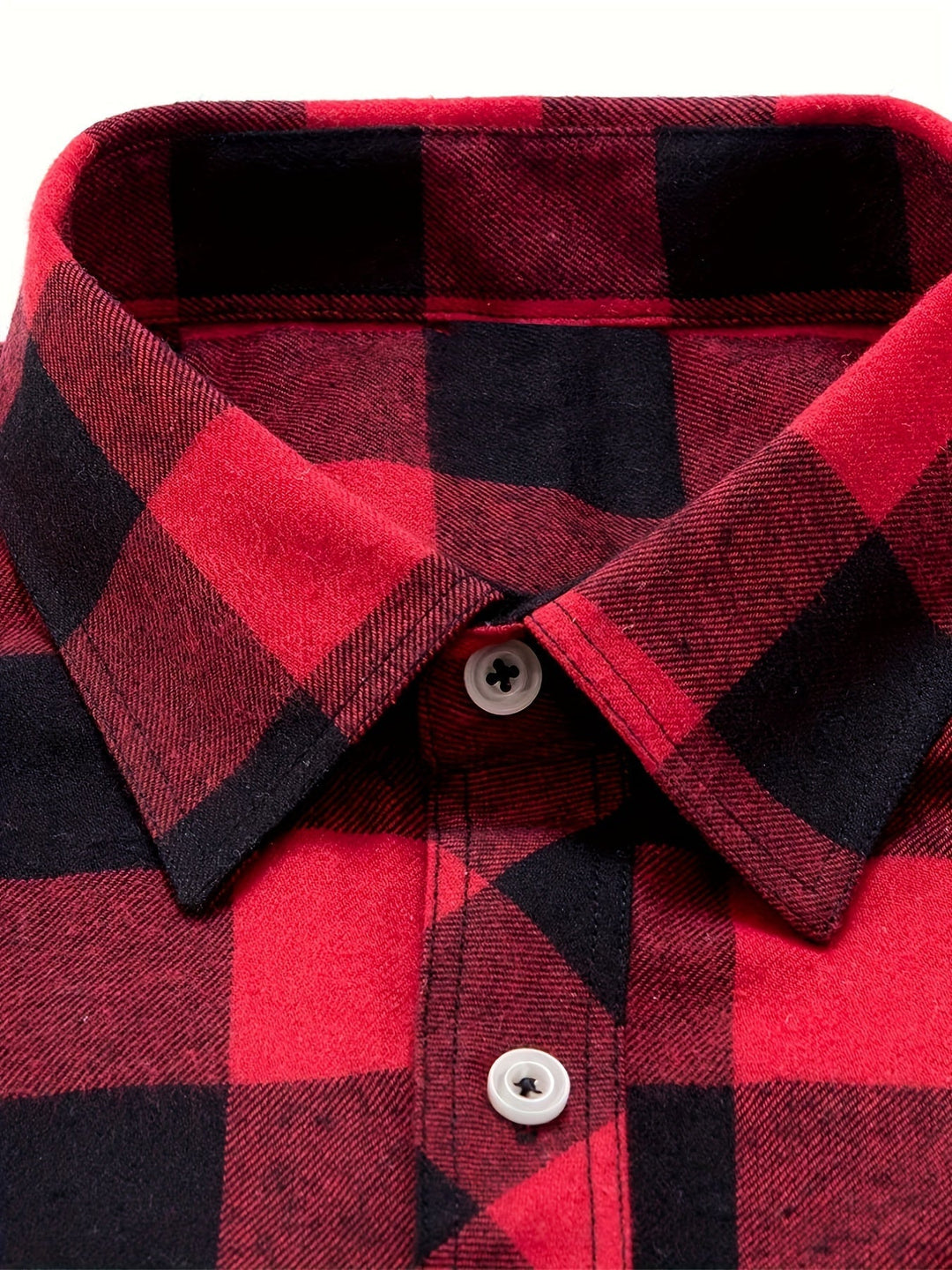 Checked Flannel Shirt for Men, Classic Style