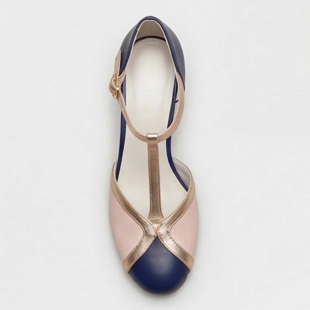 T-Strap Closed Toe Heel, Women's Classic Fit
