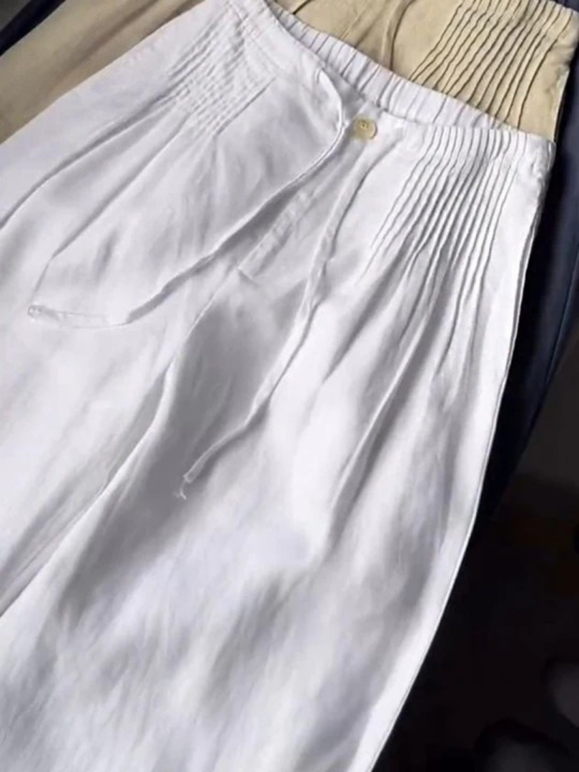 Ladies Elegant Wide Leg Lace Pants