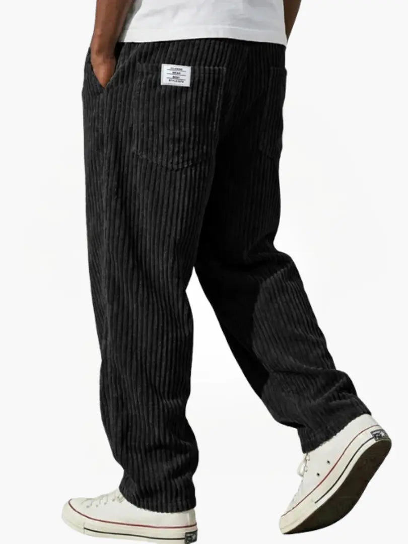 Vintage-Inspired Corduroy Trousers for Men