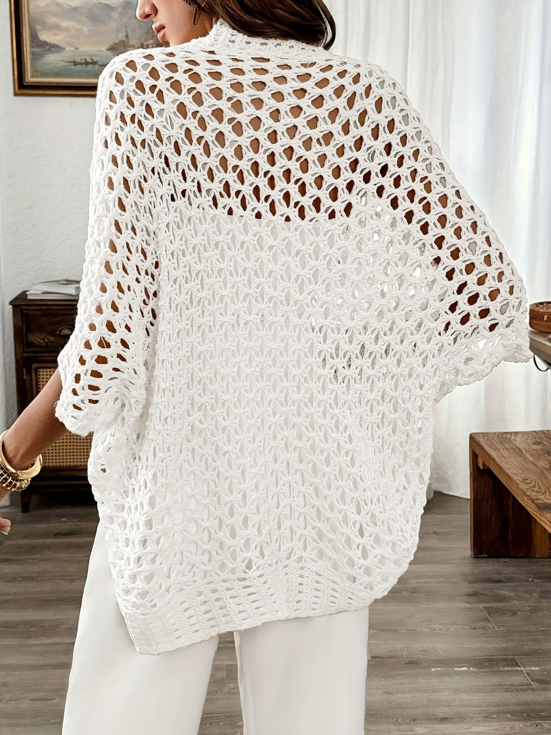 Open-Front Batwing Cardigan for Women