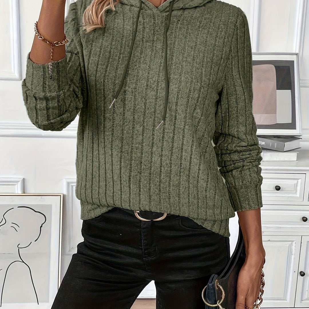 Textured Hoodie for Women, Cozy Style