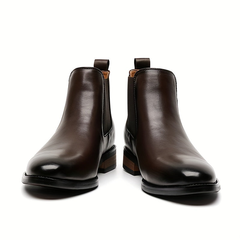 Refined Pointed-Toe Chelsea Boots for Men
