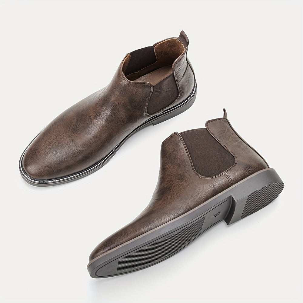 Refined Slip-On Chelsea Boots for Men