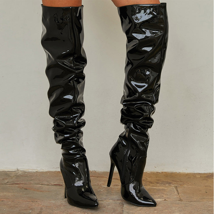 Women's Heeled Knee High Boots