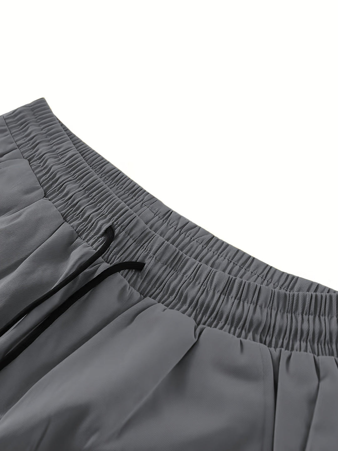 Plus Size Relaxed Drawstring Shorts for Men