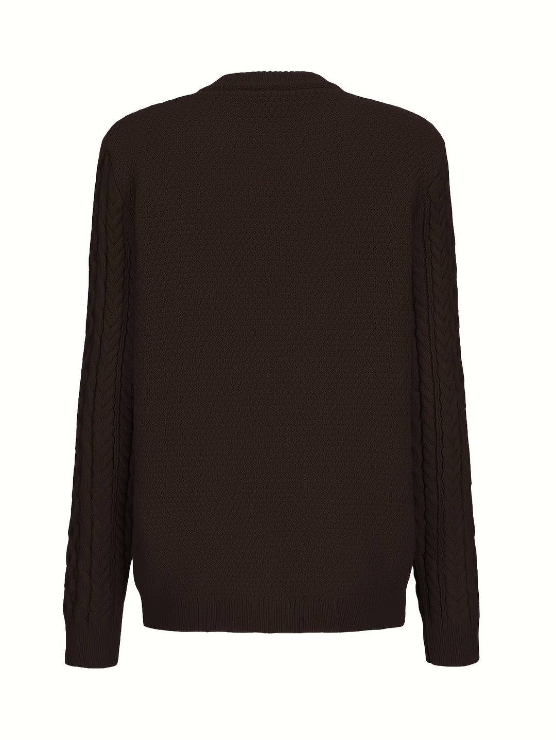 Button-Front Cardigan for Women, Textured Style
