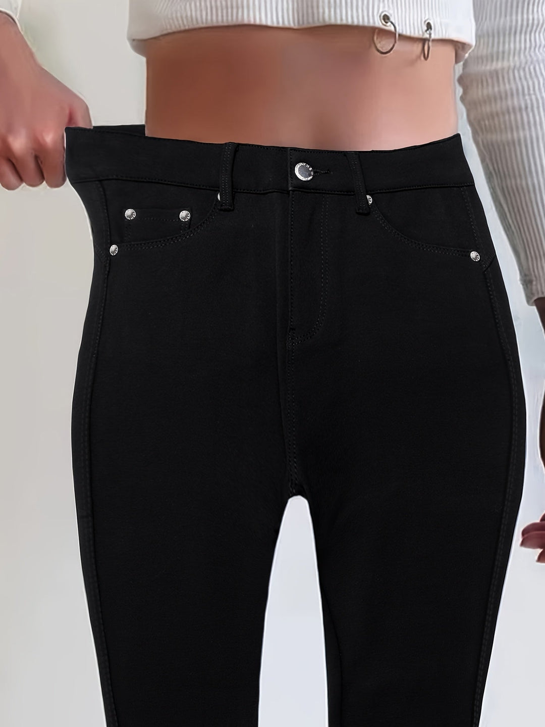 High-Waisted Skinny Jeans for Women