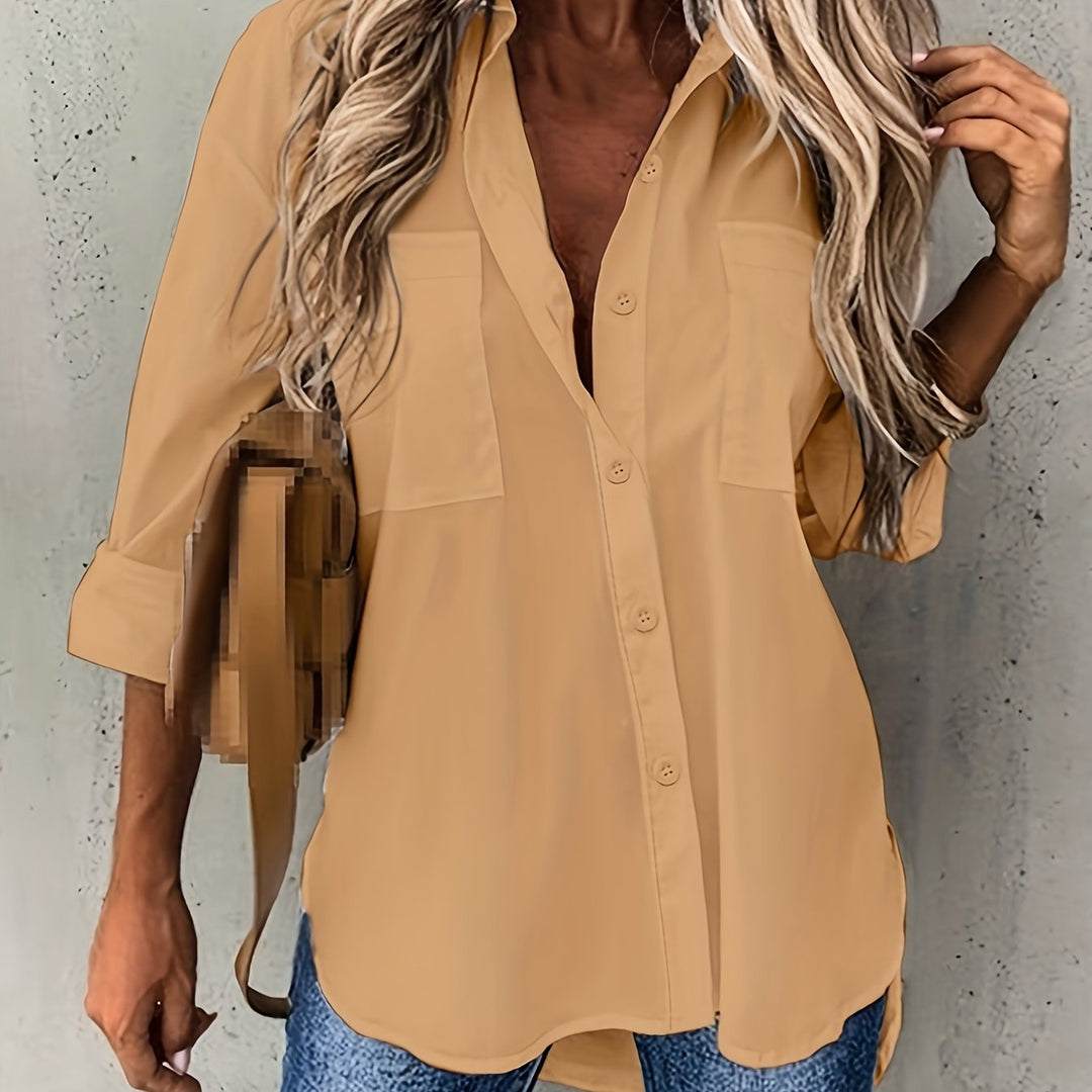 Button-Up Shirt, Women's Relaxed Fit