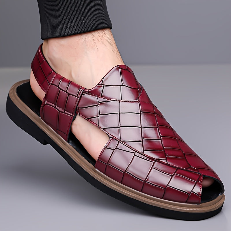 Woven-Style Comfort Sandals for Men