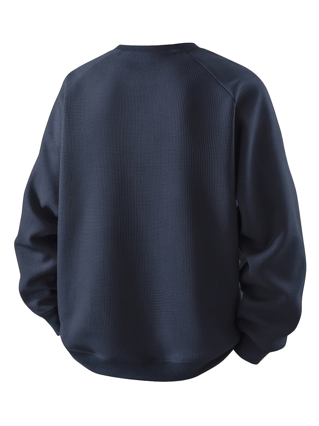 Color-Block Round Neck Sweatshirt for Men