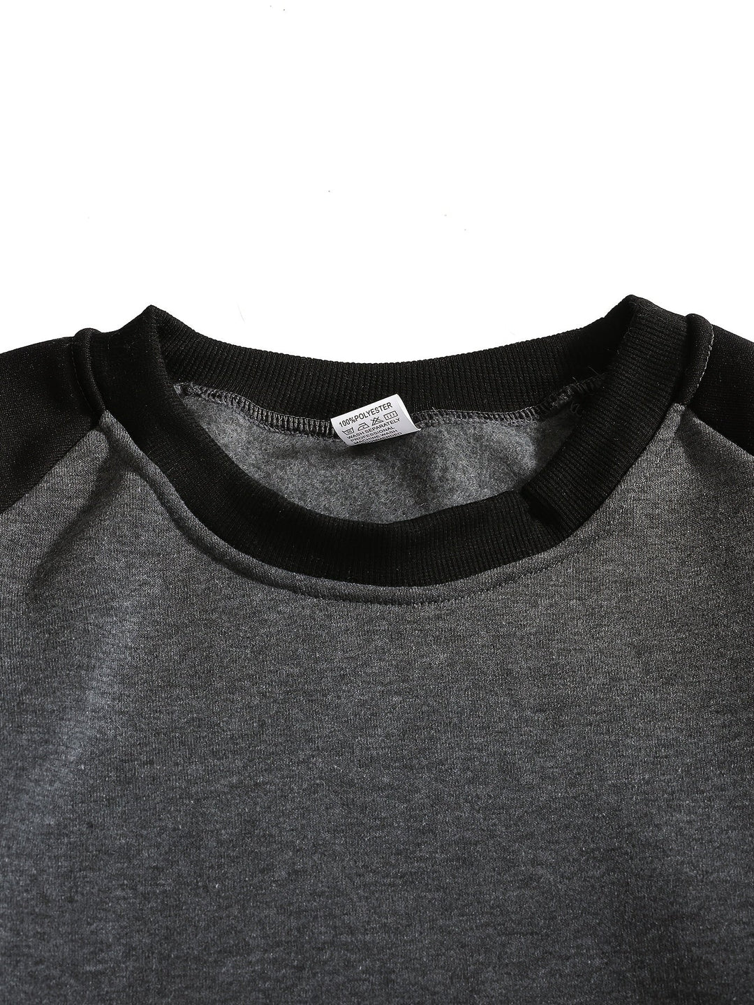 Classic Raglan Crew Neck Sweatshirt for Men
