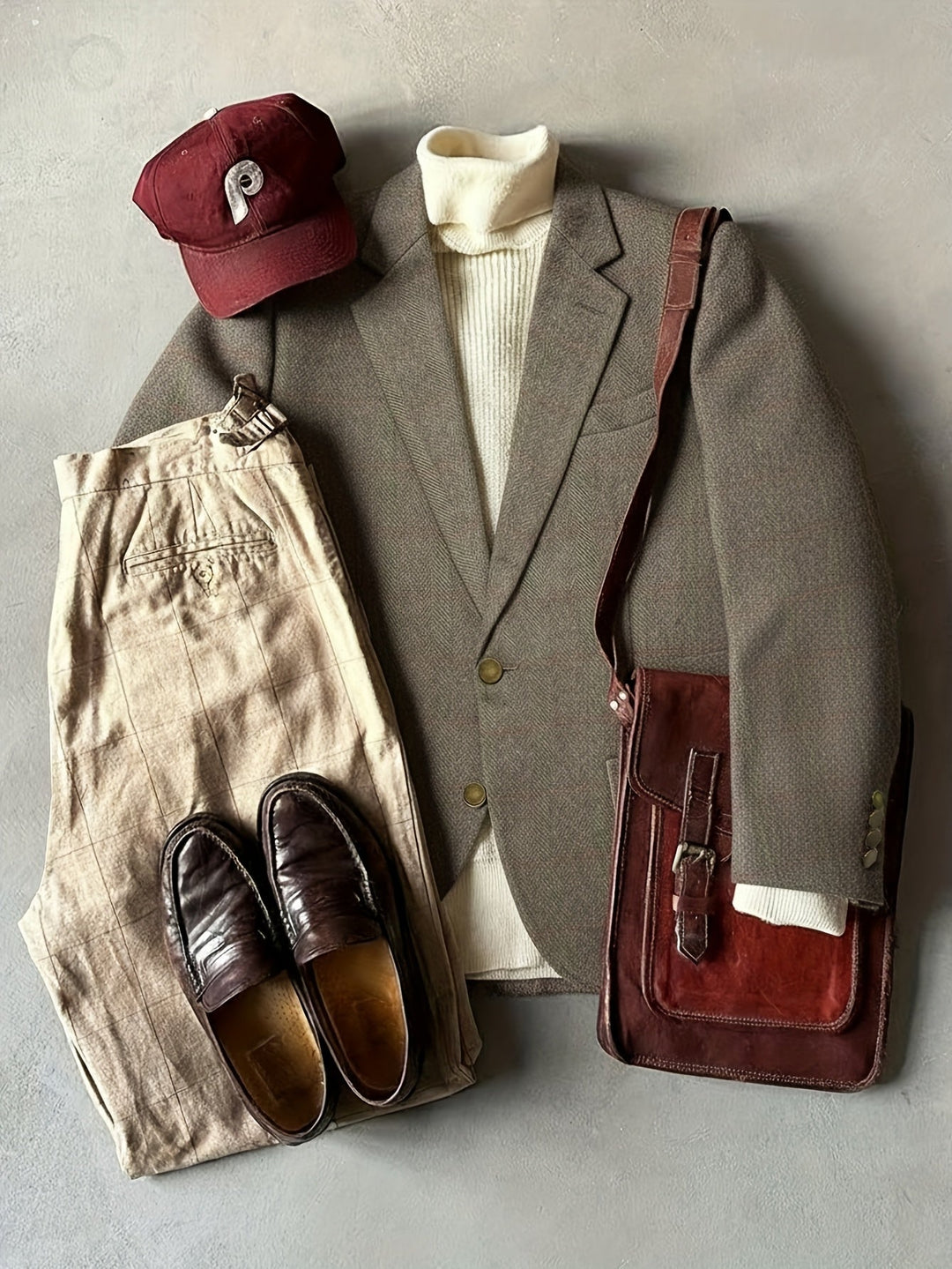 Textured Blazer, Men's Refined Fit