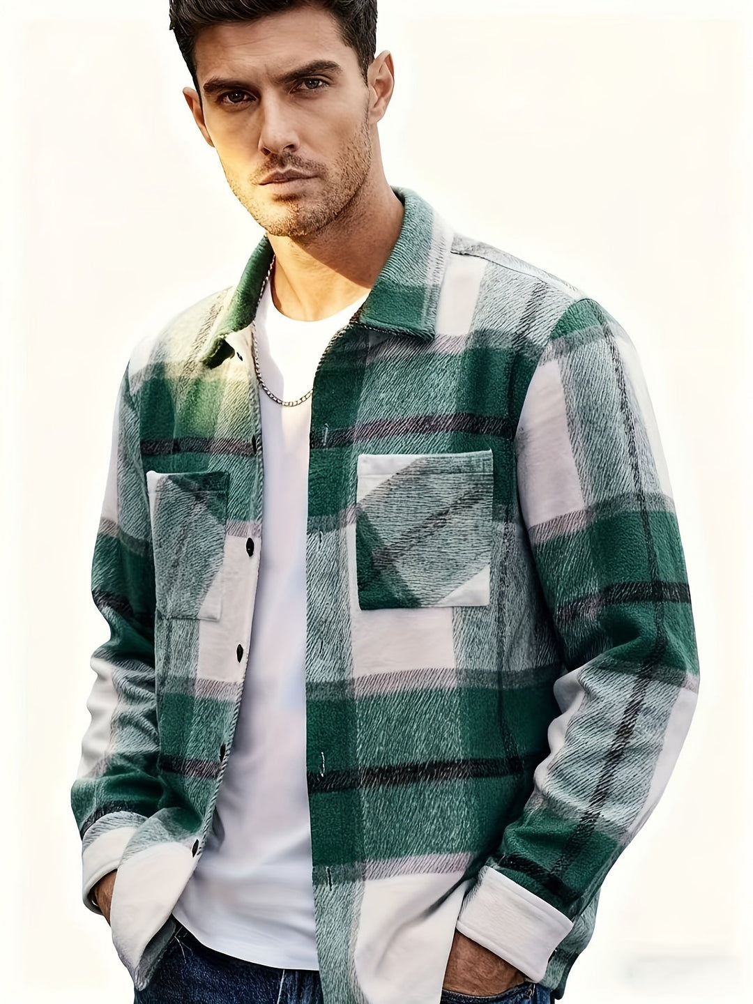 Check Overshirt, Men's Rugged Fit