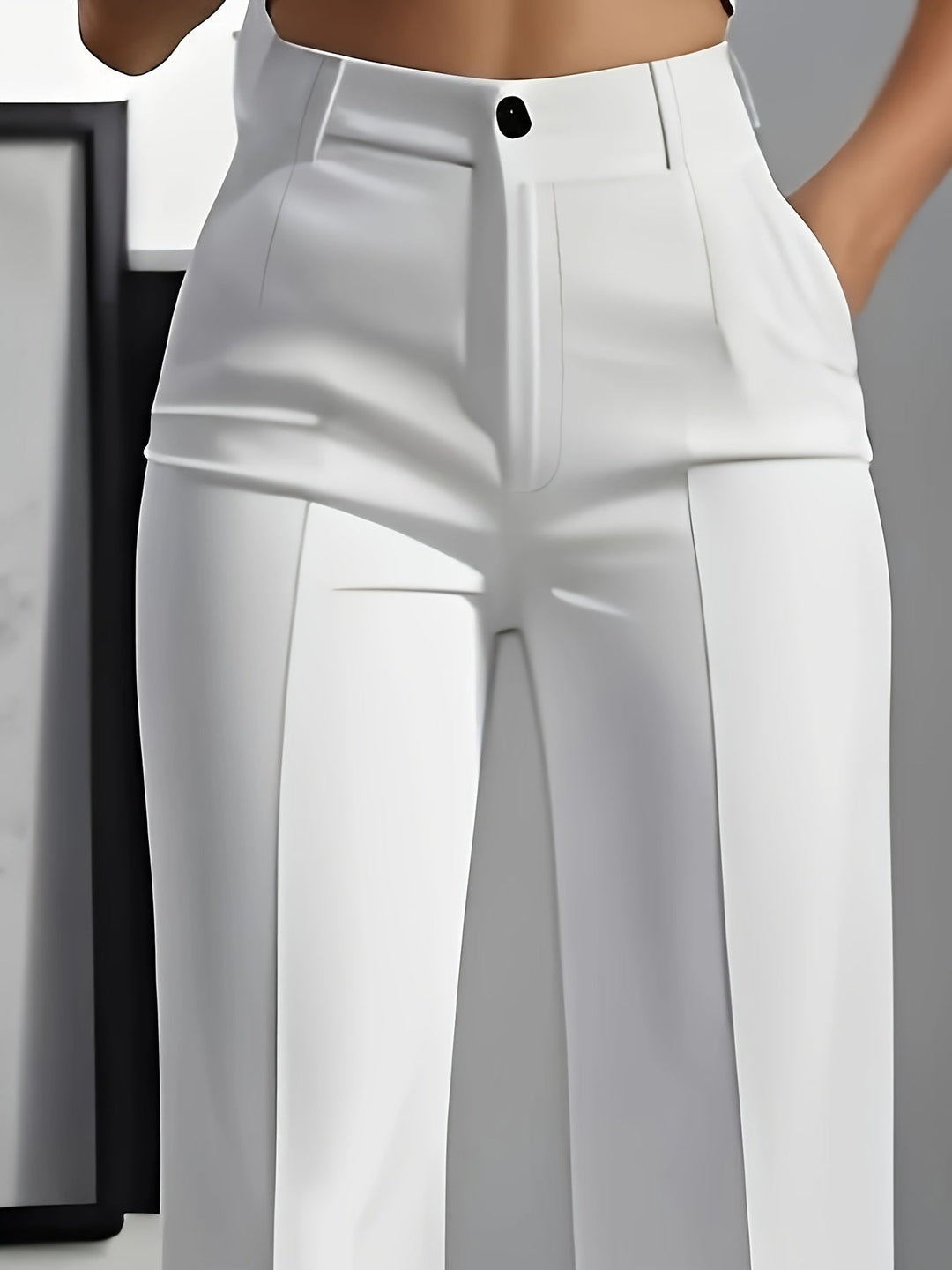 Wide-Leg Trousers for Women, Tailored Style