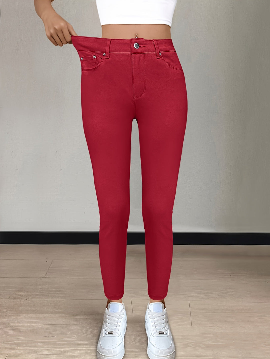 High-Waist Skinny Jeans for Women