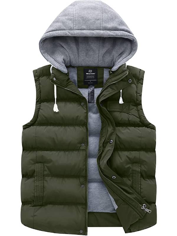 Women's Hooded Quilted Jacket – Olive