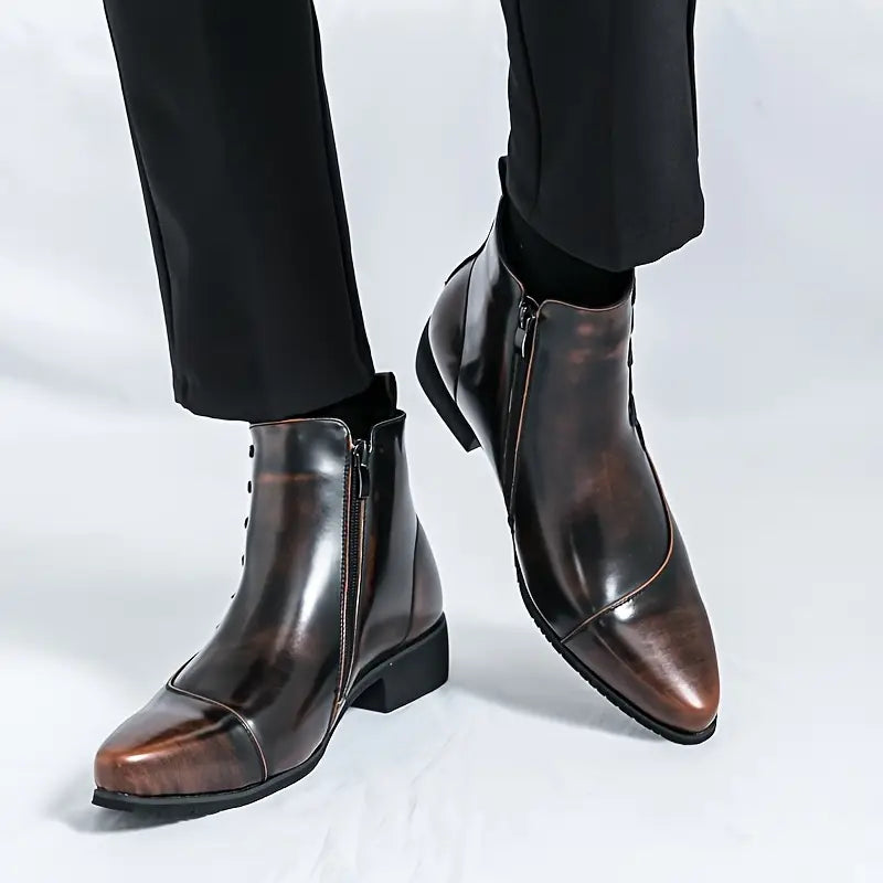 Refined Ankle Boots for Men