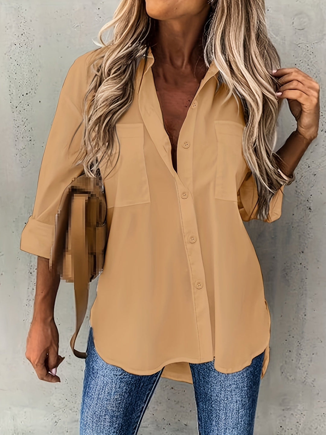 Button-Up Shirt, Women's Relaxed Fit