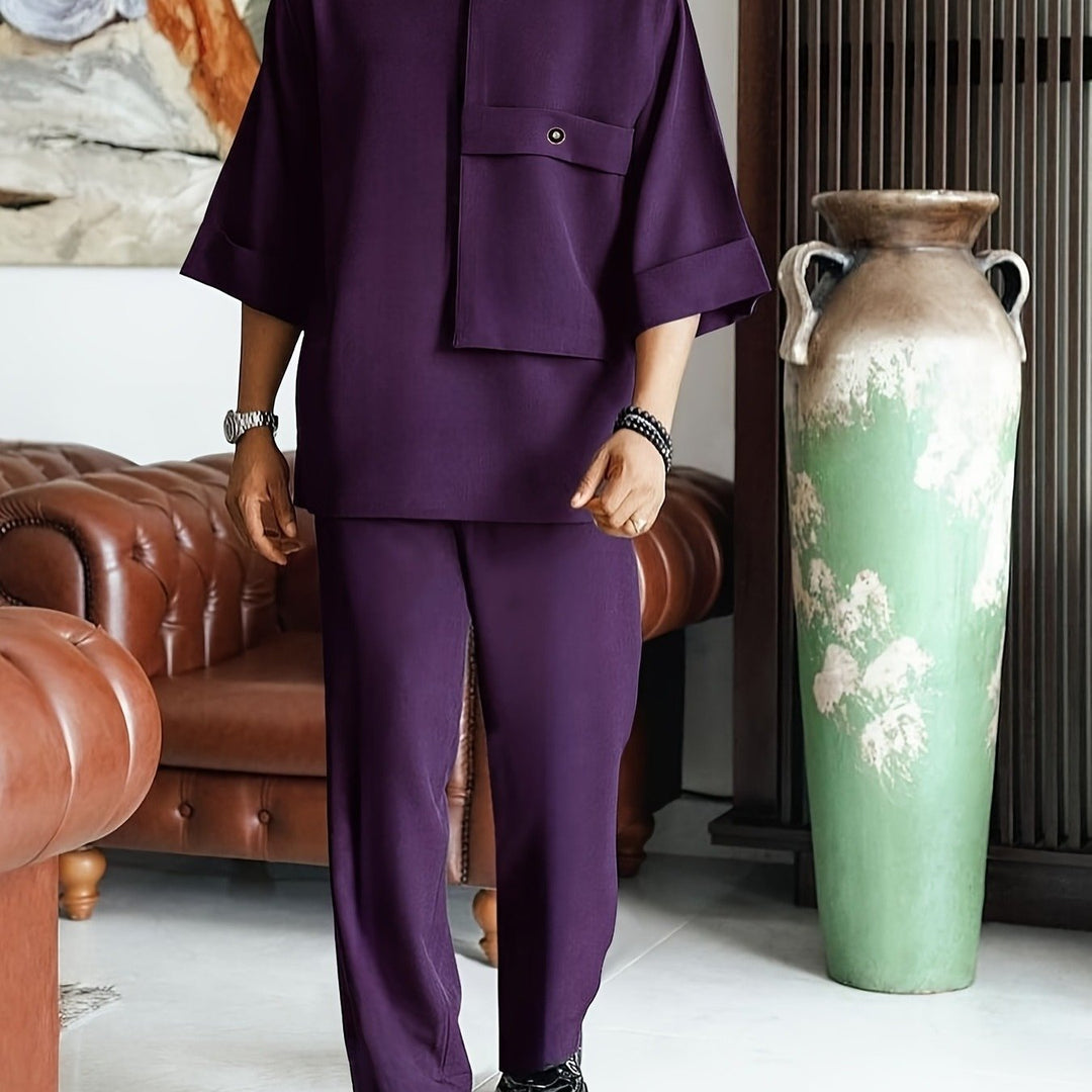 Two-Piece Set for Men, Relaxed Style