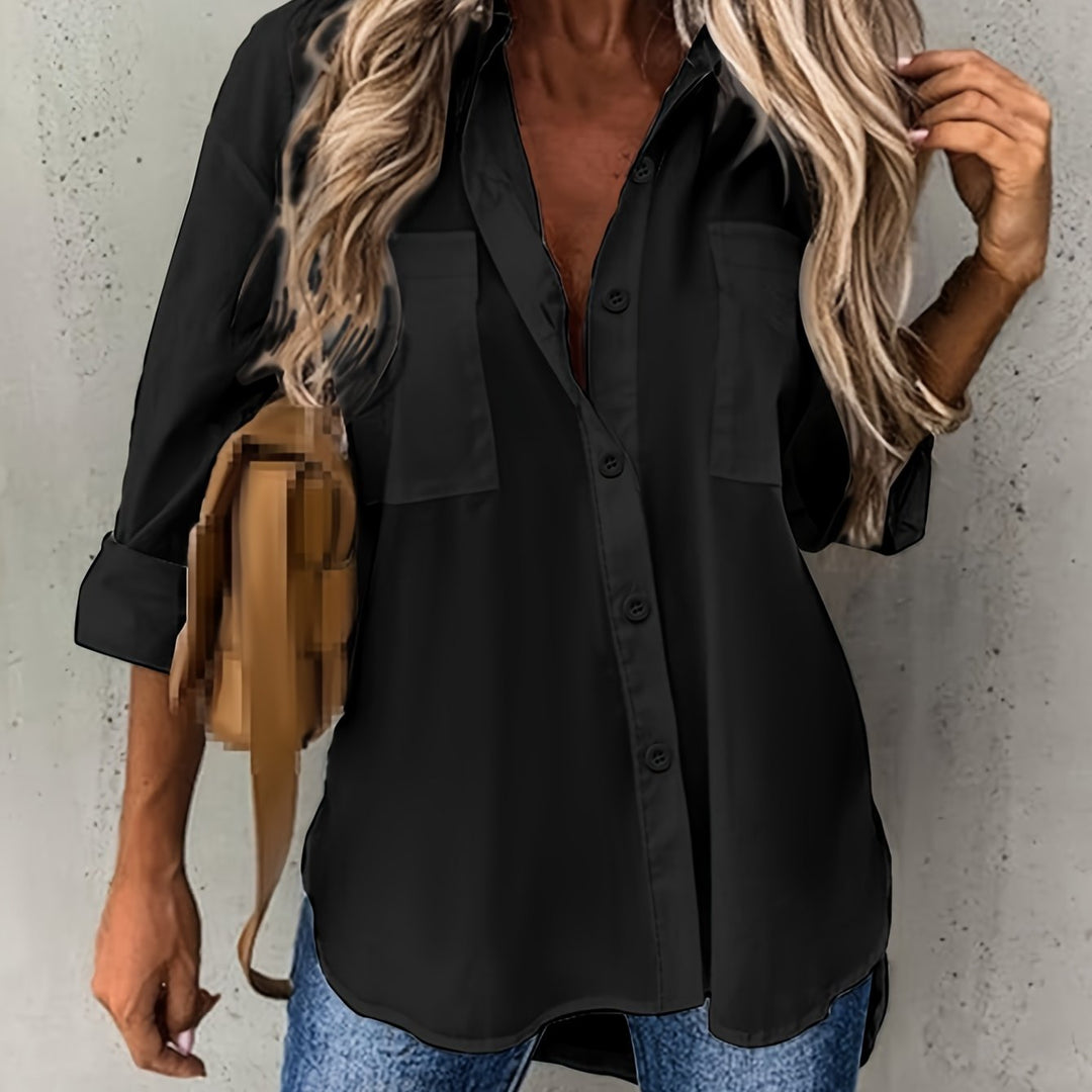 Button-Up Shirt, Women's Relaxed Fit