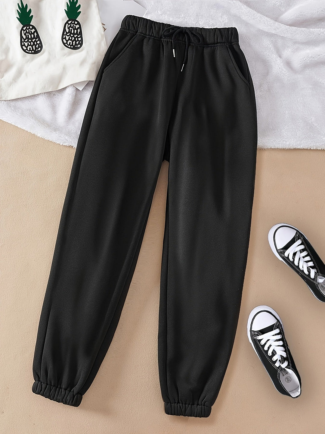 Relaxed Drawstring Joggers for Women