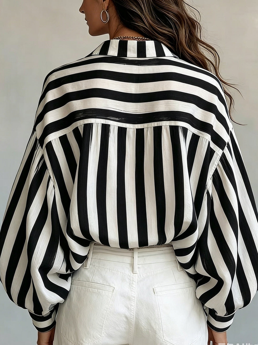Striped Shirt for Women, Relaxed Style