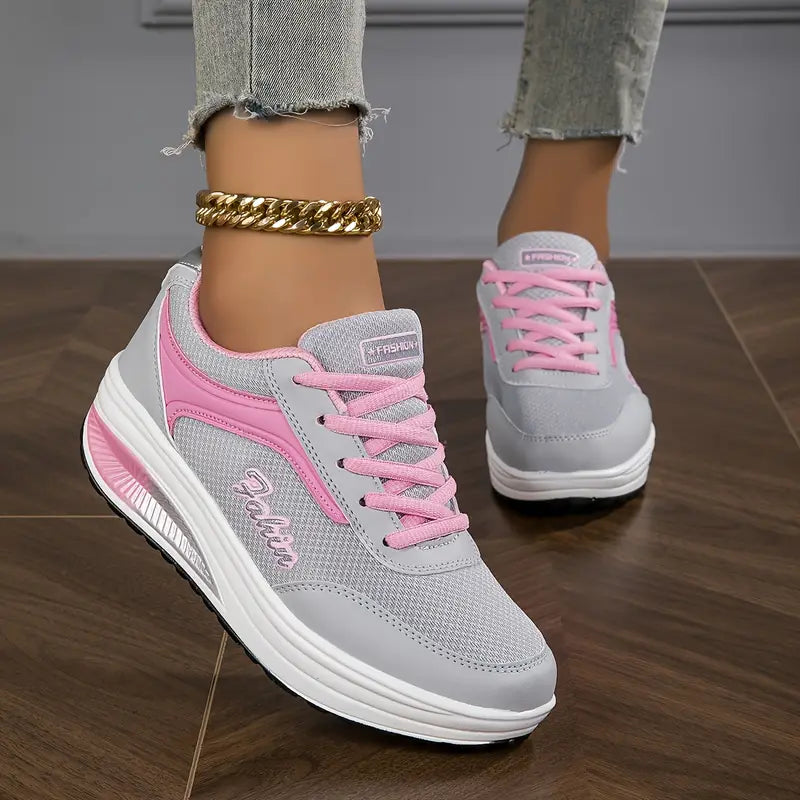 Cushioned Platform Sneakers for Women