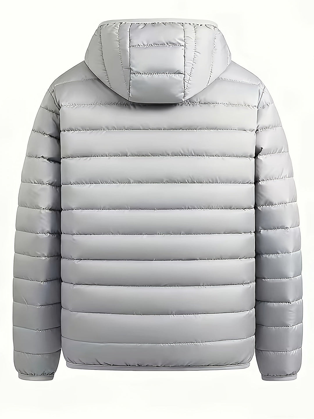 Hooded Puffer Jacket for Men, Lightweight Style