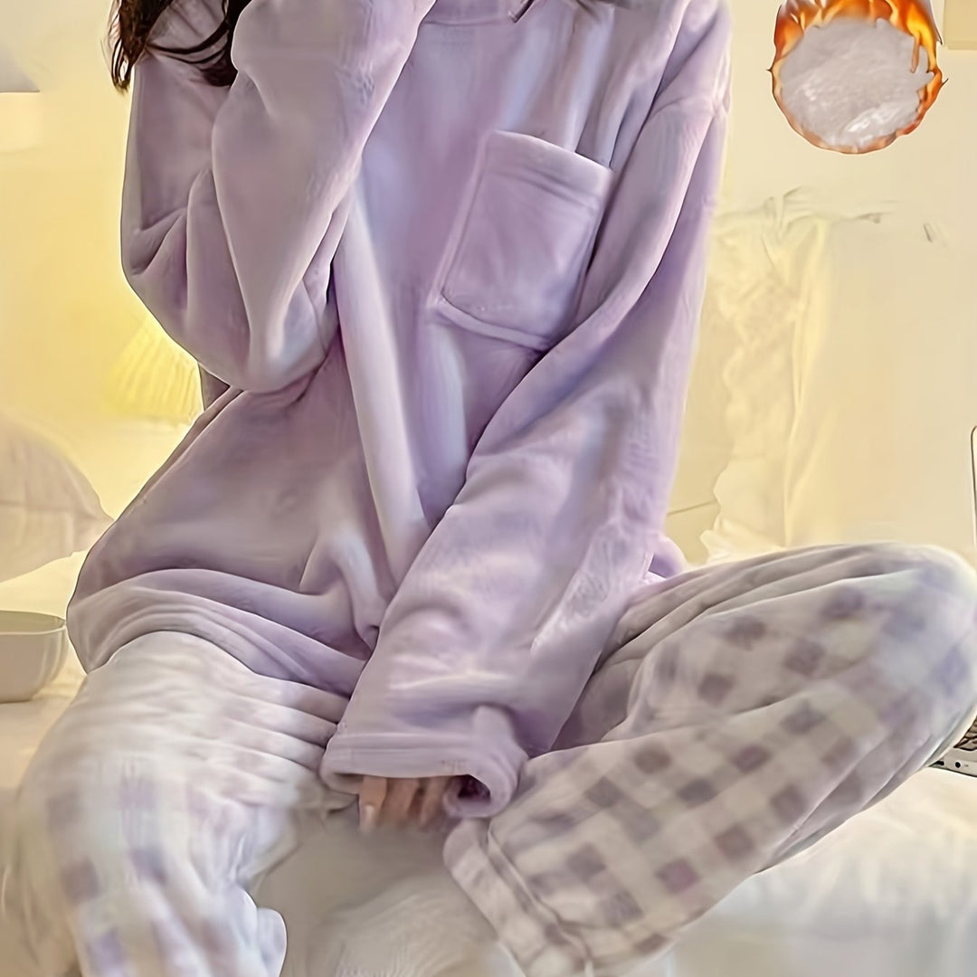 Lounge Two-Piece Set for Women, Cozy Style