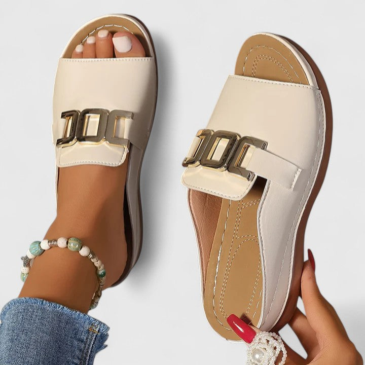 Comfortable Orthopedic Buckle Sandal, Arch Support