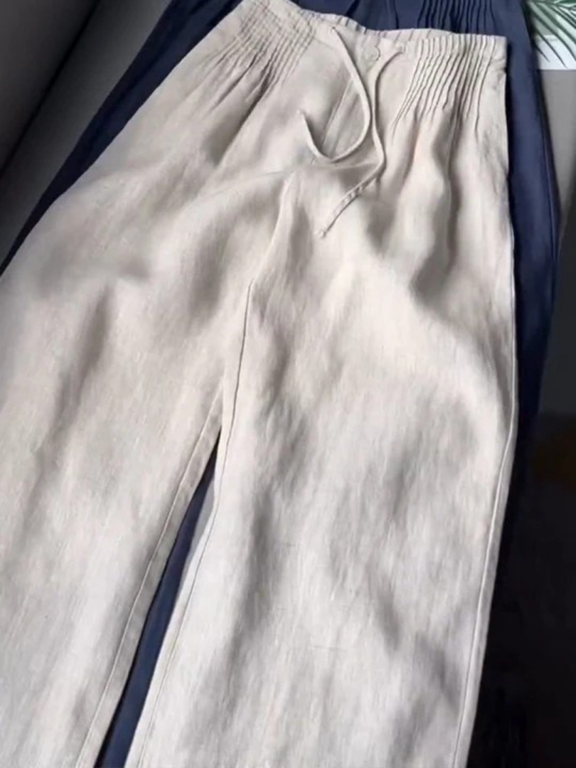 Ladies Elegant Wide Leg Lace Pants