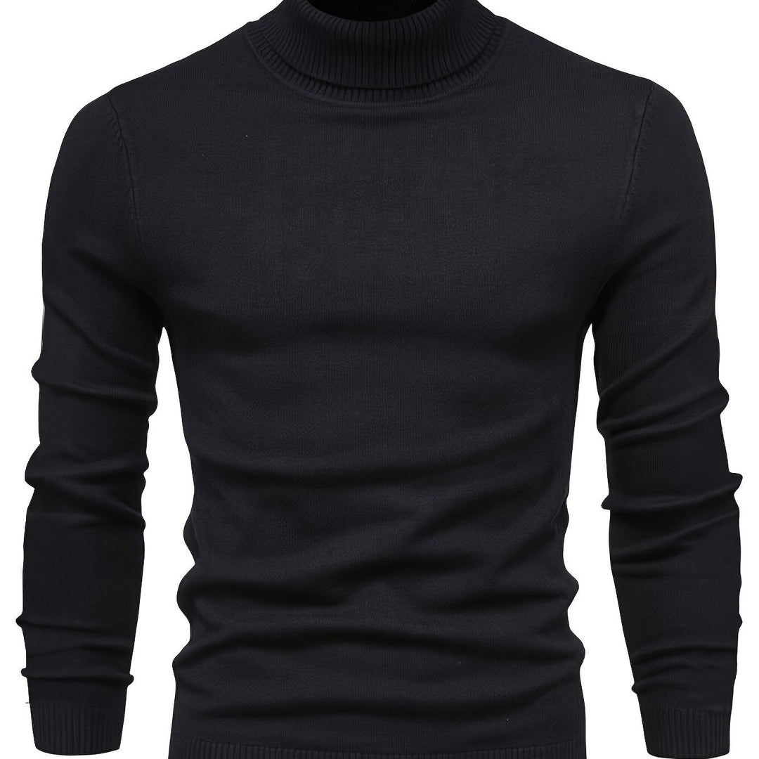 Men's Classic Mock-Neck Sweater